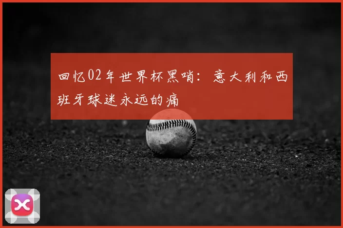 回忆02年世界杯黑哨：意大利和西班牙球迷永远的痛