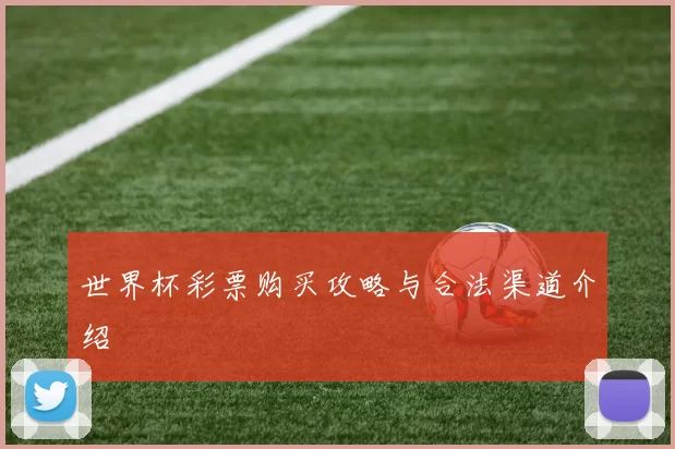 世界杯彩票购买攻略与合法渠道介绍