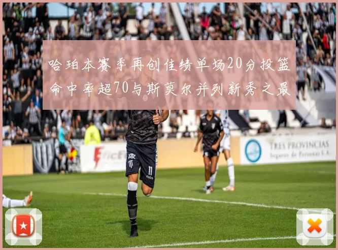 哈珀本赛季再创佳绩单场20分投篮命中率超70与斯莫尔并列新秀之最